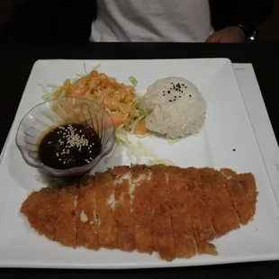 Chicken katsu dinner