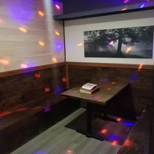 One of our karaoke rooms!