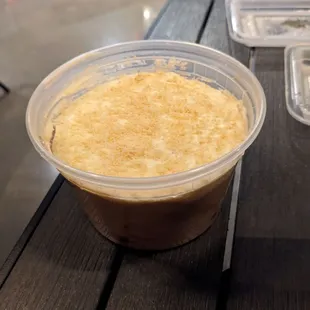 Vietnamese coffee banana pudding