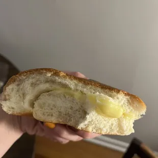 Really delicious Bavarian cream bun