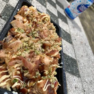 Okonomiyaki (Osaka style)