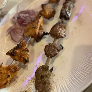 Chicken Kebab &amp; Lamb kebab