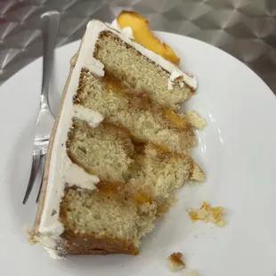 Peach cake