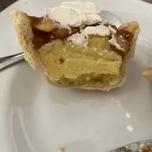 Inside of apple tart. So delicious!