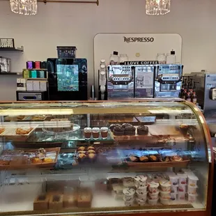 Espresso machines and bake case