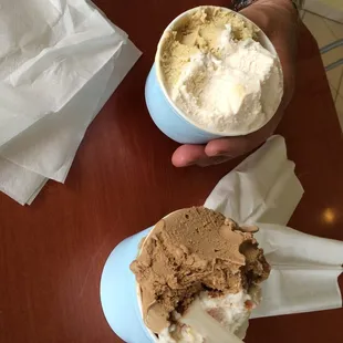 Pistachio, cannoli, cafe &amp; cheesecake flavored.