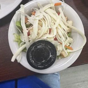 Salad w/ balsamic dressing