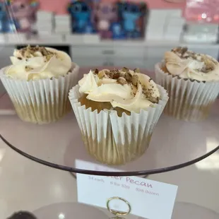Butter Pecan Cupcake