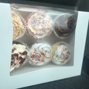Assortment of cupcakes