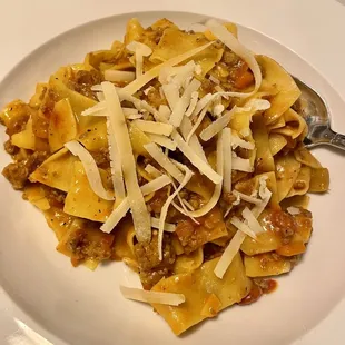 Paparadelle with wild boar ragu