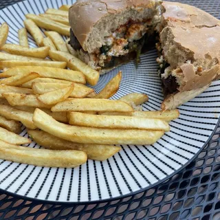 Spicy Kitfo Burger