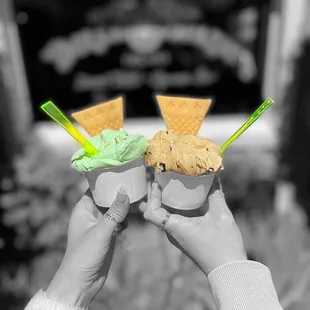 Mint and coffee Oreo @whaevaeats