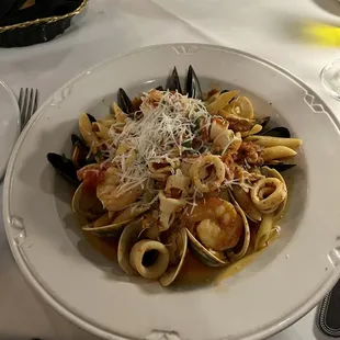 Seafood fra diavolo