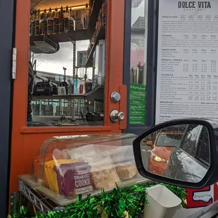 a view of a deli shop