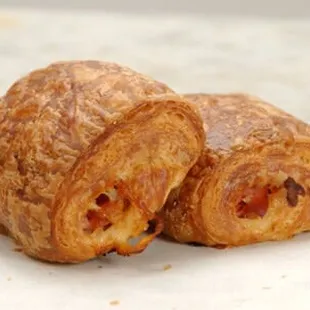 Now serving toasted Ham &amp; Cheese Croissants!