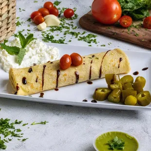 Chicken Shawarma Crepe