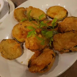 Fried Zuchini! The batter light, but crunchy. YUMMY!!