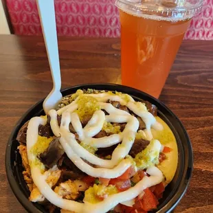 rotisserie chicken bowl