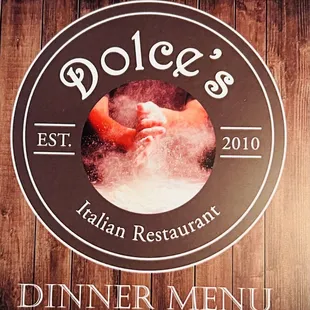Diner menu
