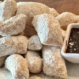 food, donuts, dough desserts