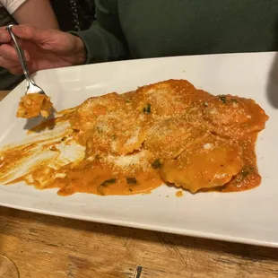 Lobster ravioli