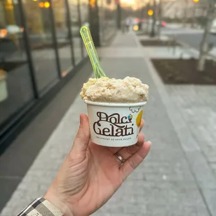 Pistachio and biscoff