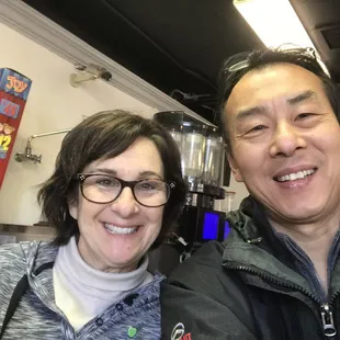 Very nice lady and delicious ice cream!