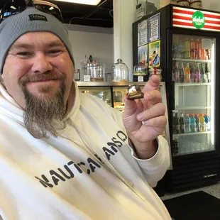 Husband love the candy. U can see the good stuff.