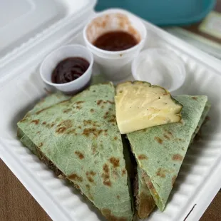 kalua pork quesadilla ($12.95)