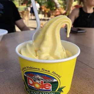 Pineapple Soft Serve