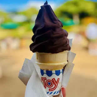 Chocolate dipped Dole Whip