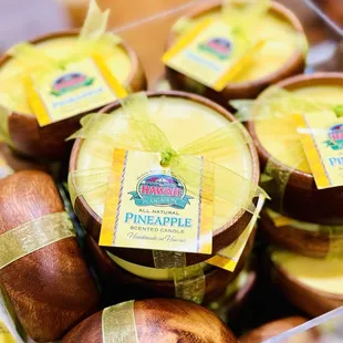 Pineapple Candles - smell just like pineapples