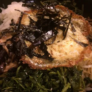 Bibimbap with no beef.