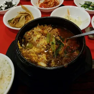 Spicy beef broth spup