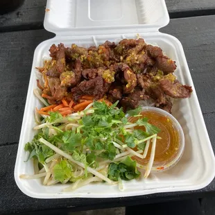 Pork vermicelli bowl