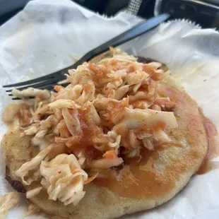 Pupusa jalapeño and cheese
