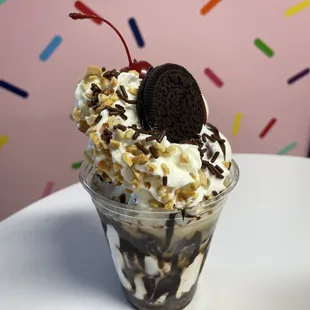 Nutty Oreo Sundae