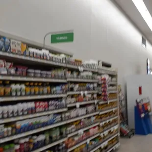 a supermarket aisle