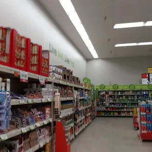 a grocery store aisle