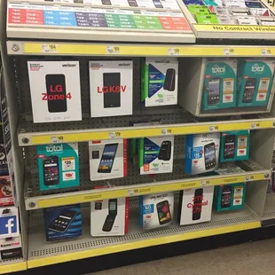 a display of electronics in a store