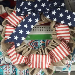 Patriotic wreaths
