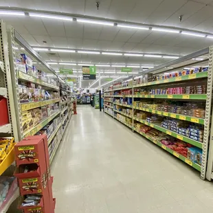 a grocery store aisle
