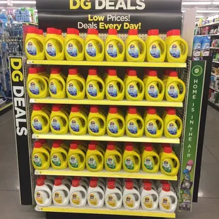 a display of deters for sale