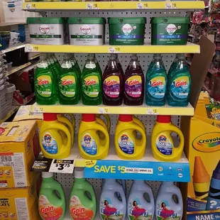 a variety of deters on display in a store