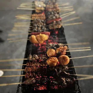 On the weekdays there were are grills, but on weekends all 6 are full! Come by and make some new friends