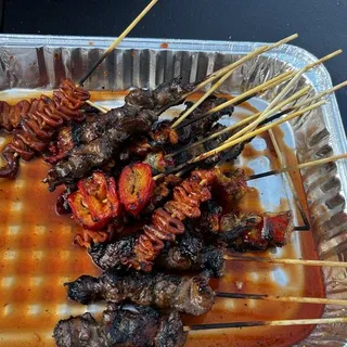 Chicken BBQ 4 Piece Skewer