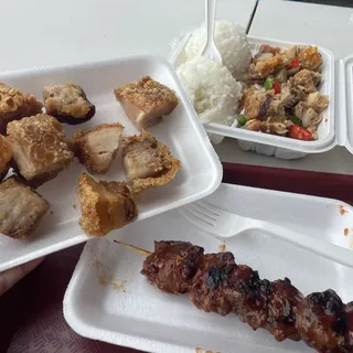 Pork BBQ 4 Piece Skewer