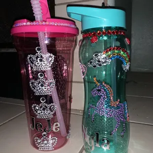 Bling stickers from Dollar House.