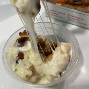 Garlic Knots with mozzarella