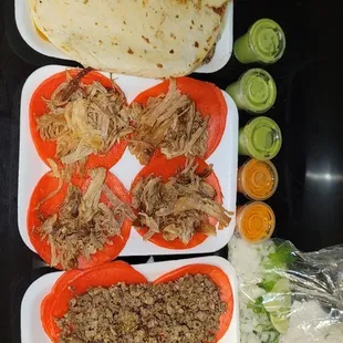 Delicious. Asada, carnitas, campechano.